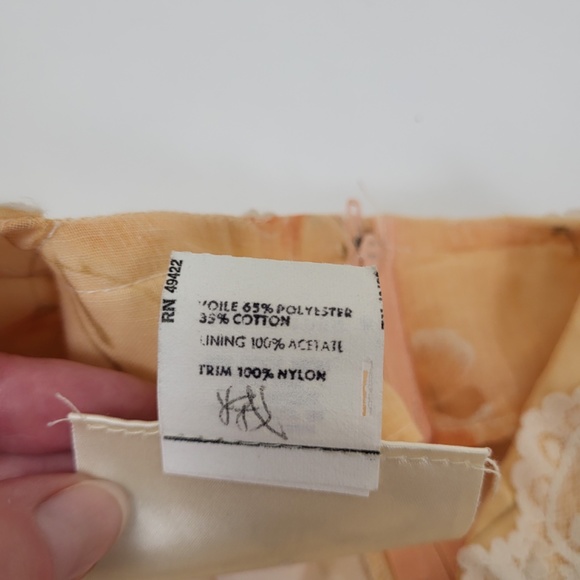 Gunne Sax by Jessica McClintock maxi dress layered tiered long sleeve bishop - Picture 12 of 16